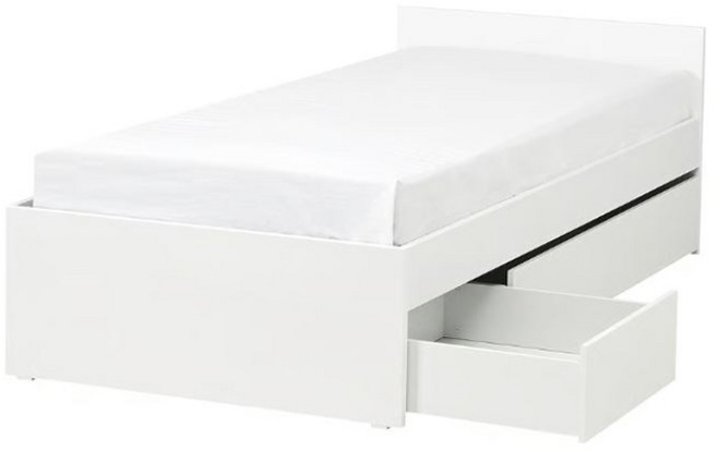 이케아 VIHALS/VADSO 싱글침대 매트리스 풀세트 (200x90cm), 90x200cm