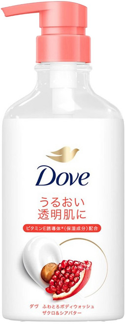 Dove 多芬 柔滑沐浴乳 紅石榴&乳木果油, 450g, 1個
