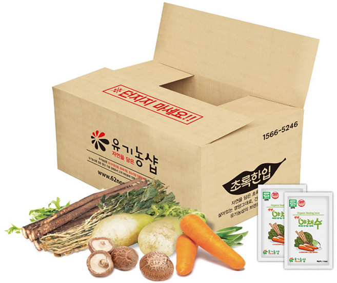 [초록한입] 유기농 생생 야채수 (실속형), 110ml, 100개