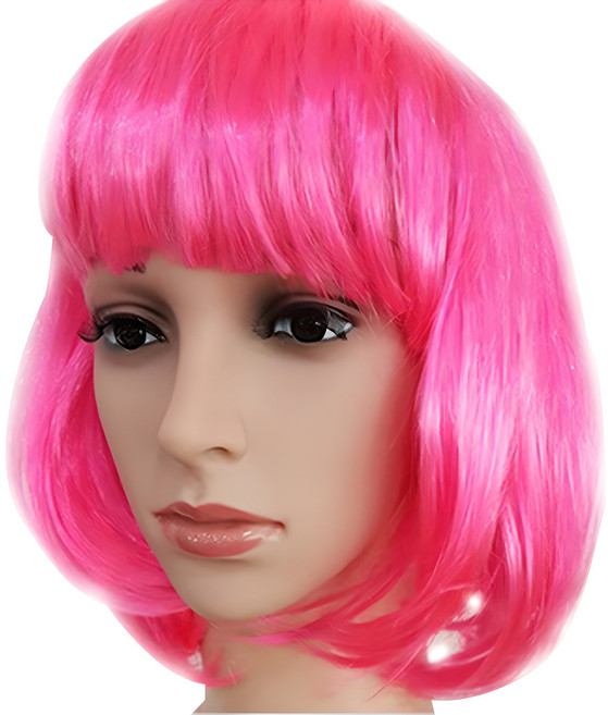 파티 코스프레 단발머리 가발, 02핑크, 1개