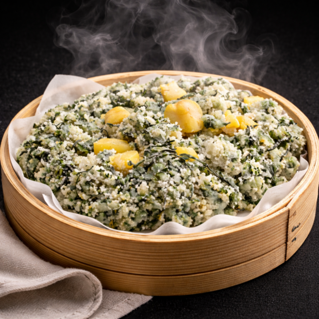 [재구매율1위] 밤을 넣어만든 해풍 쑥버무리, 3개, 200g