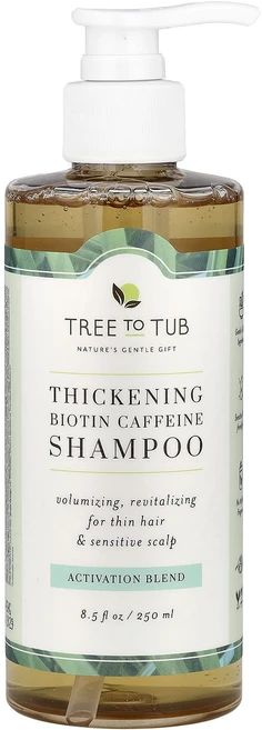 Tree To Tub 모발 강화 비오틴 카페인 샴푸 활성화 혼합물 250ml(8.5fl oz), TreeToTub모발강화비오틴카페인샴푸활성화혼합물250, 1개, 250ml - 쿠팡