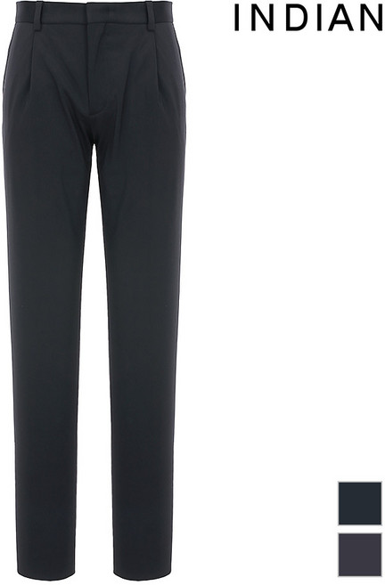 [INDIAN] 이지 매직 후크 잔체크 폴리본딩 바지_MITDLTWA136