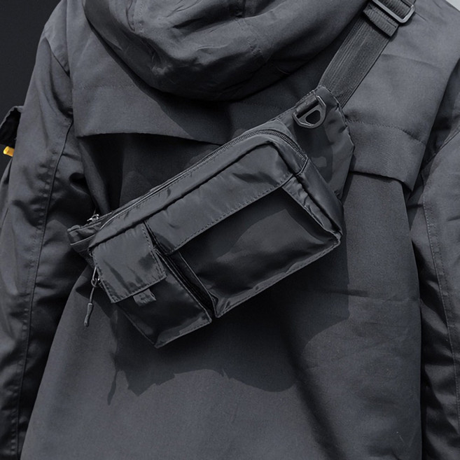 [담앤드솜 담솜온] 포켓 물병 힙색 슬링백 크로스백 메신저백 방수 여행용 남녀공용