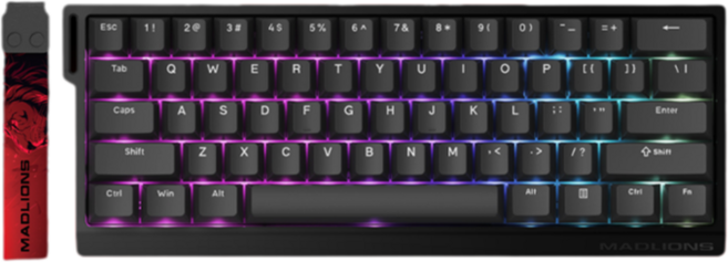 MADLIONS MAD60/68系列 高性能鍵盤 RGB背光 快速觸發 個性飄帶, RGB Backlight