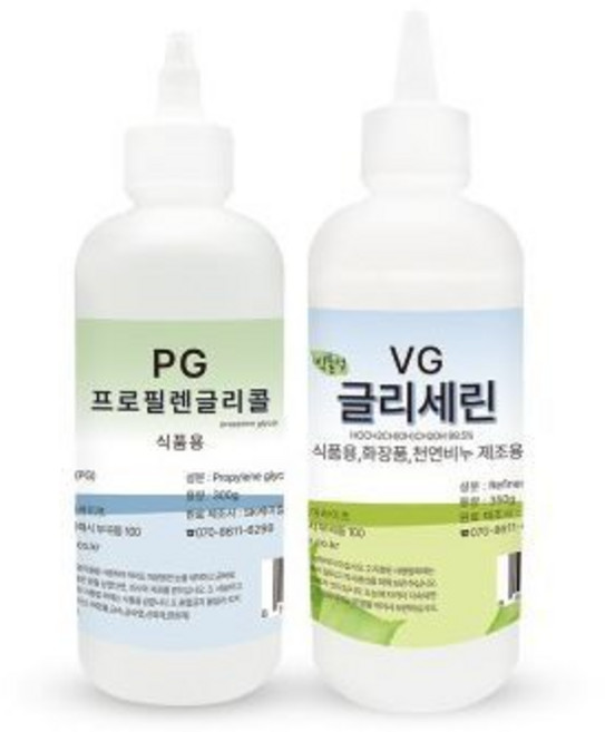 조이라이프 프로필렌글리콜 PG 300g식물성 글리세린 VG 350g, 1개