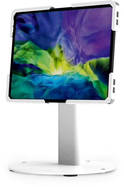 피스마운트 유니락킹 PTDE13W 스크류 시건 유니버셜 태블릿 이동/고정식 데스크 스탠드 거치대 화이트, [ PTDE13W ]