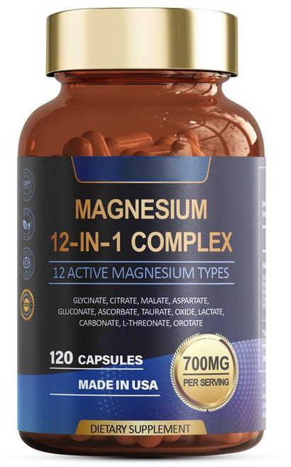 리포좀 마그네슘 120캡슐 고흡수 수면 피로 간 건강 밀크씨슬 4개월, 1개, 120정