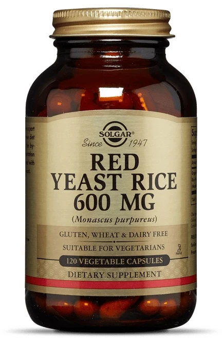 솔가 레드 이스트 라이스 600mg 베지터블 캡슐 무설탕 글루텐 프리, 1개, 120정 - 쿠팡