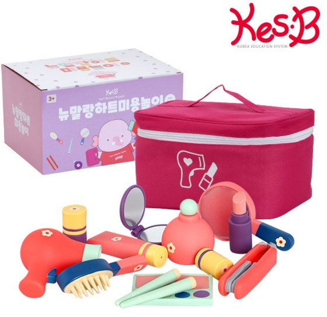 [캐스B] 데콤포 플레이 뉴말랑 하트 미용놀이 (2256), 1개