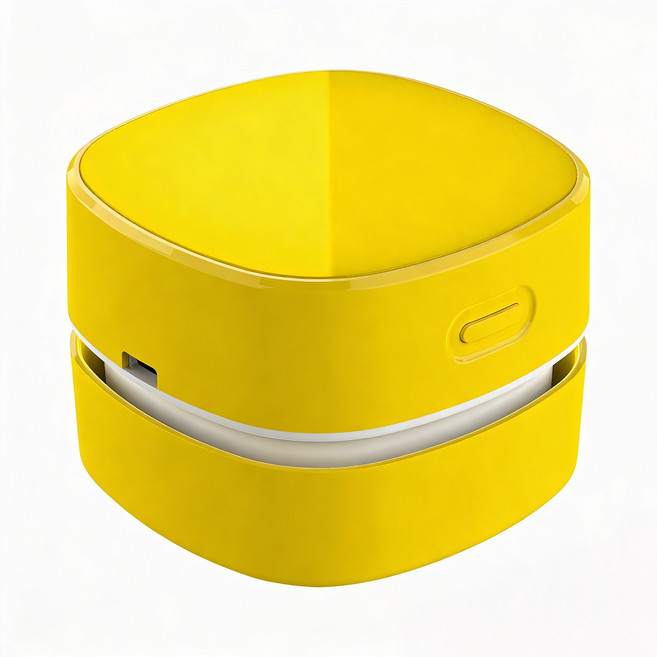 DOODA 迷你桌面吸塵器 電動手持無線 大吸力, 黃 精裝充電款 Type - C, 黃 精裝充電款 Type - C