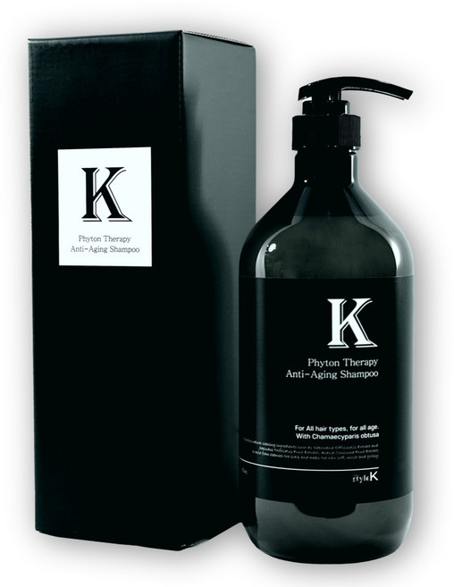 스타일 케이 피톤테라피 안티에이징 샴푸 100% 자연유래 올인원 워시 미용실 쿨 천연샴푸, 1개, 1kg