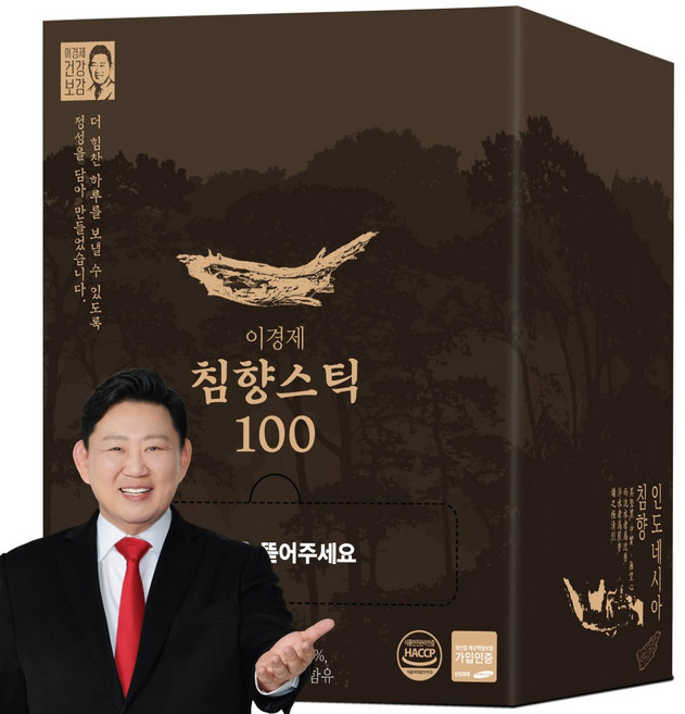 이경제 침향스틱 100 1박스(100포) 마시는 침향액 침향수 침향즙 침향원, 1박스, 1kg