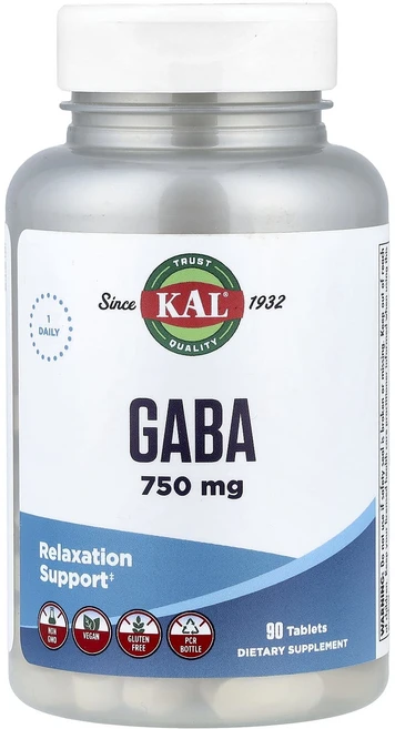 KAL GABA 750mg 90정, KAL GABA, 750mg, 90정, 5개 - 쿠팡