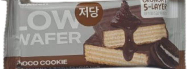 랩노쉬 저당웨하스 초코쿠키, 1개, 53g