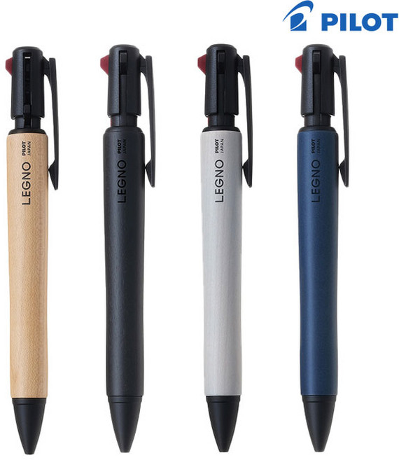 파이롯트 레그노 2in1 우드그립 멀티펜 0.7mm, 우드