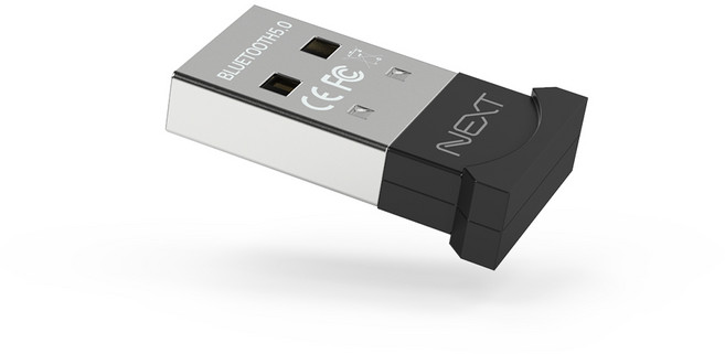 넥스트유 블루투스 5.0 USB 동글, NEXT-BT5050, 블랙, 1개