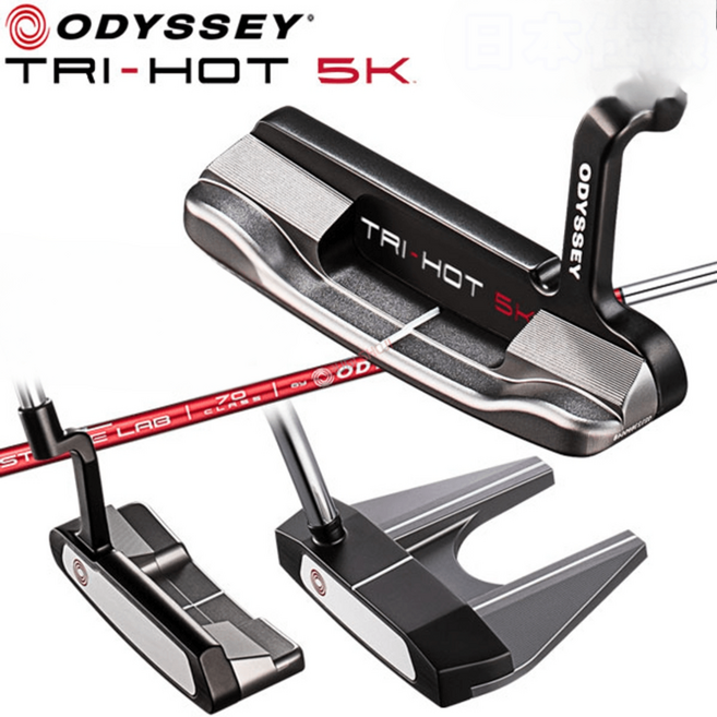 오딧세이 트라이핫 5K 퍼터 좌타 왼손용 남성 골프채 2023, 34인치, ONE/세금미포함
