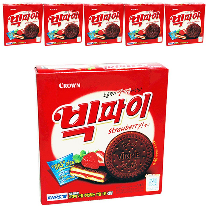 빅파이 딸기, 324g, 6개