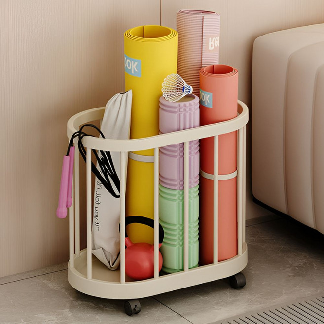 소보카 폼롤러보관함 이동식정리함, 1개, 화이트