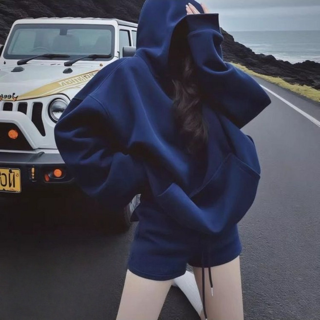 여성트레이닝복세트 여성투피스 맨투맨 티 + 반바지 와이드팬츠 티셔츠 ZBW25121863 46