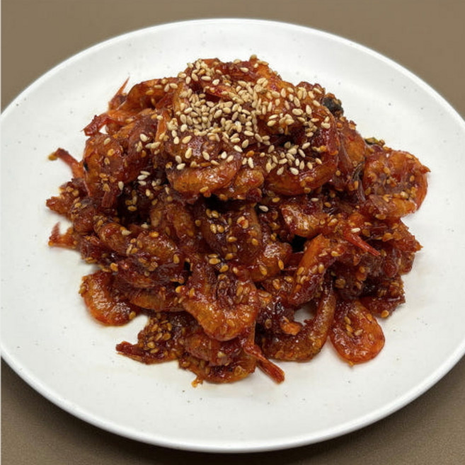 땡맛찬 새우 고추장볶음 밑반찬 마른반찬 400g + 고추무침 100g증정(새해이벤트), 1개