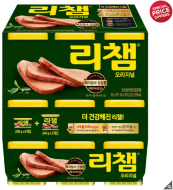 동원 리챔 340g x 3개 + 200g x 6개, 2.22kg