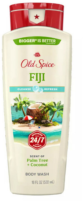 [미국발송] 올드스파이스 피지 팜트리 코코넛 바디워시, 532ml, 1개