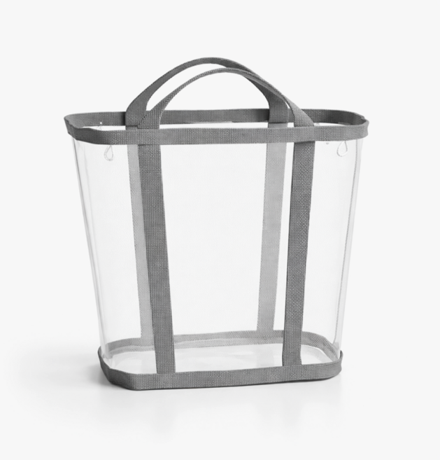 리리팩토리 메쉬 접이식 세탁바구니, 그레이