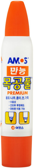 아모스 만능 목공풀 74g 접착제 한지풀 공예용풀 1개 Woodworking Adhesive