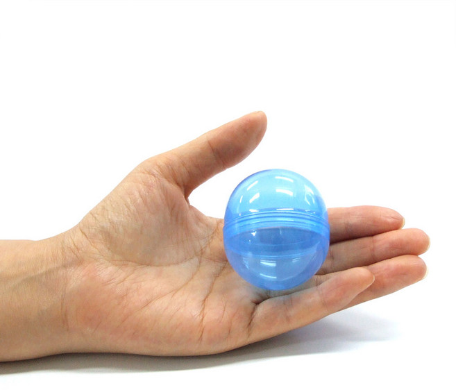 반투명 파랑 4.8x5.5cm 20개 뽑기볼 빈캡슐 둥근캡슐