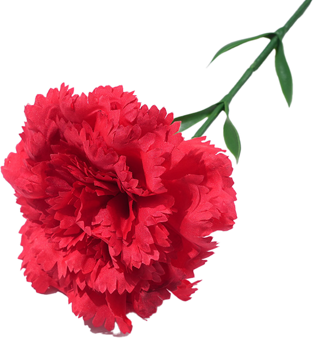 시그니프 대형 카네이션 조화 98cm 세트 어버이날 스승의날 꽃다발, 5개, 레드