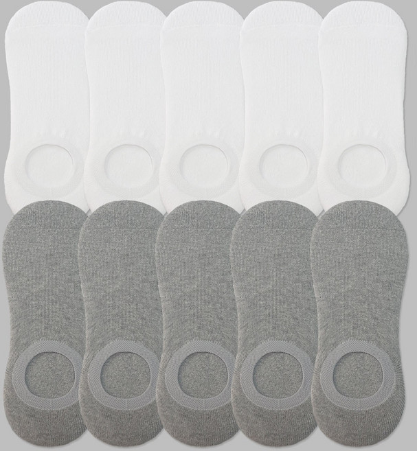 무지앤골지 국산 10켤레 이중바닥 무지 & 링글 덧신 (6color)