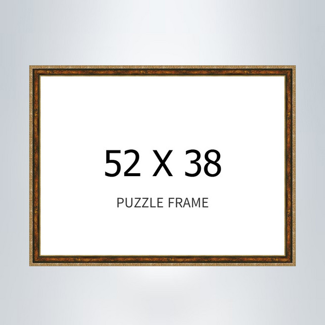 꿈꾸는세상 직소퍼즐 52x38cm 500P 전용액자, 1개, 슬림 엔틱골드, 플라스틱