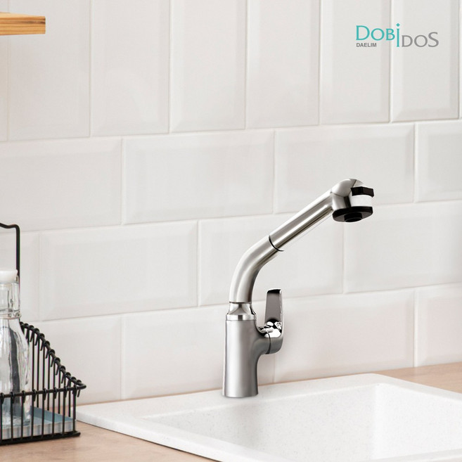 대림 도비도스 국내산 주방수전 심플 핸디형 싱크수전 FS0207, 자가설치만 가능, 1개