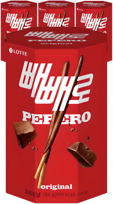 빼빼로 오리지널, 184g, 4개