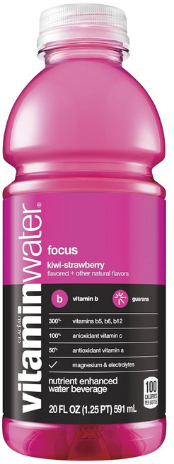 vitaminwater Focus 20 fl oz 비타민water 포커스 20 fl oz, 1개, 591ml, 29ml, 1개 vitaminwater Focus, 2