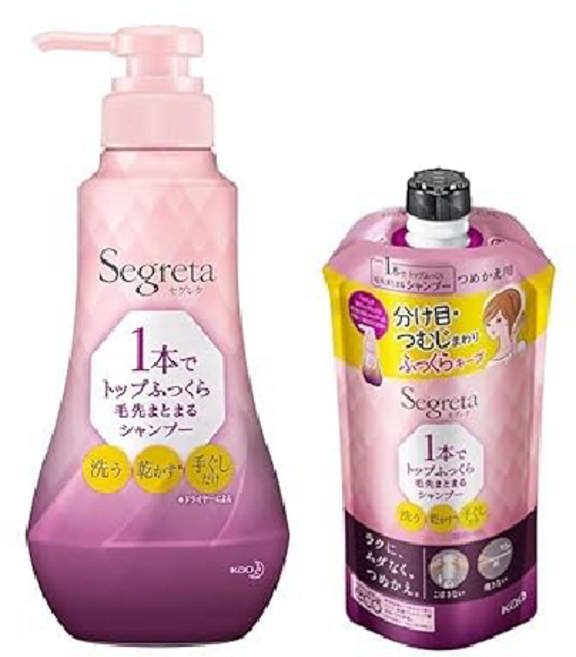 세그레타 샴푸 본체 360ml 리필용 285ml 세트, 1개, 285g