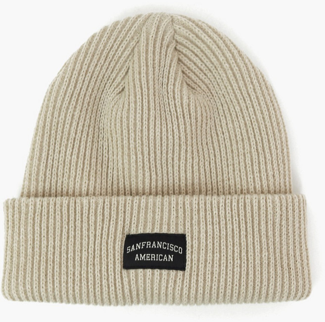 캡조아 기본비니 심플 라벨 데일리 골지비니 남녀공용 캐주얼 니트비니 모자