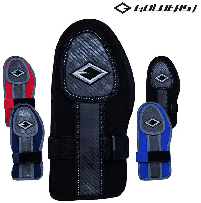 골드이스트 리얼 카본 주루 슬라이딩 장갑 도루 엄지 폐쇄형, 왼손, 1개