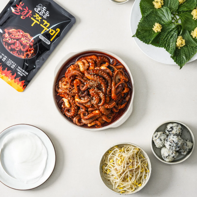 오돌돌쭈꾸미 불향, 3개, 500g