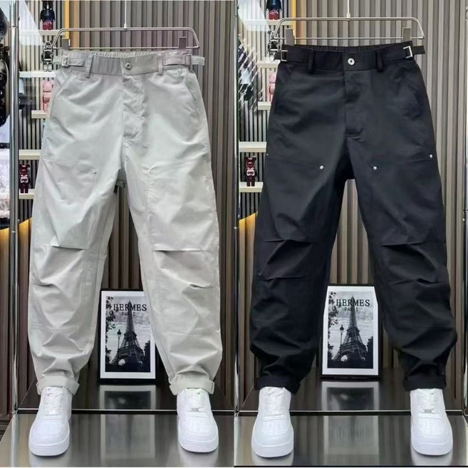 십전십미 남자 여름 편한 바람막이 스판 캐주얼 아웃도어 캐주얼 바지