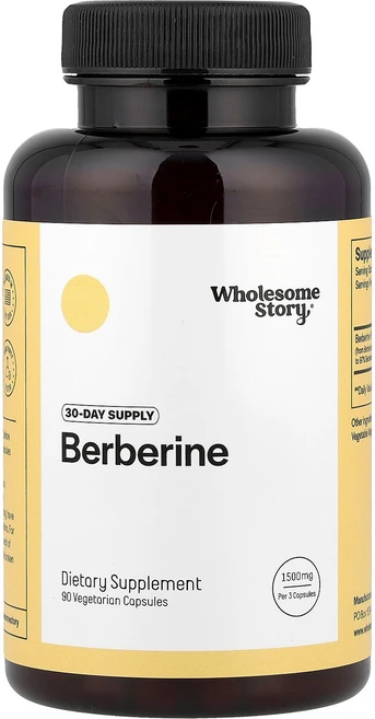 홀썸스토리 베르베린 500mg 90정 베지캡슐, 500mg 90정 1통 - 쿠팡