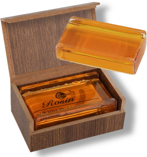 고트 살츠우드 로진 현악기 바이올린 송진, 2개, 우드박스