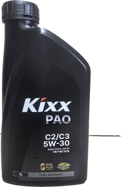 킥스 가솔린 디젤 엔진오일 PAO C2/C3, 1개, 5w30, 1L