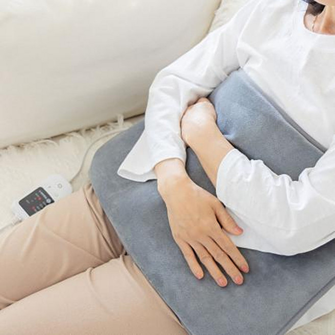 정원의료기 전자파없는 배찜질기 온열기 황토 전기온열 찜질기 그레이