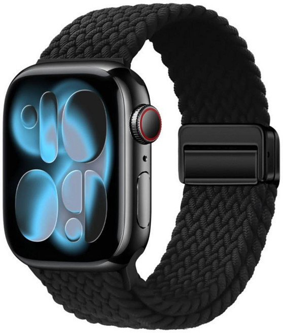 워치 울트라 스포츠 브레이슬릿 밴드용 새 실리콘 마그네틱 스트랩, 7. 10 Black, B. 41 40 38-S10-42mm, 1개