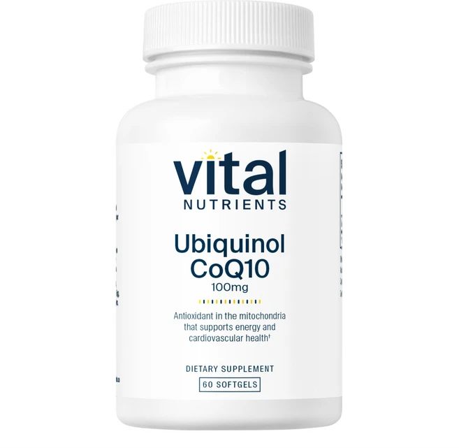 Vital Nutrients 유비퀴놀 CoQ10 100mg 소프트젤, 1개, 60정 - 쿠팡