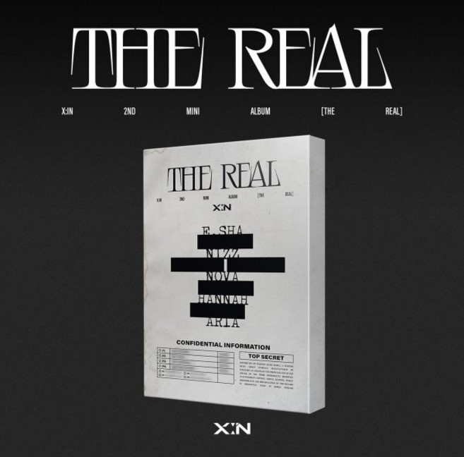 [CD] X:IN (엑신) - 2ND MINI ALBUM : THE REAL : 포토북 + 크리미널 레코드 + 리릭페이퍼 + 포토카드 1종 랜덤 + 렌티큘러...