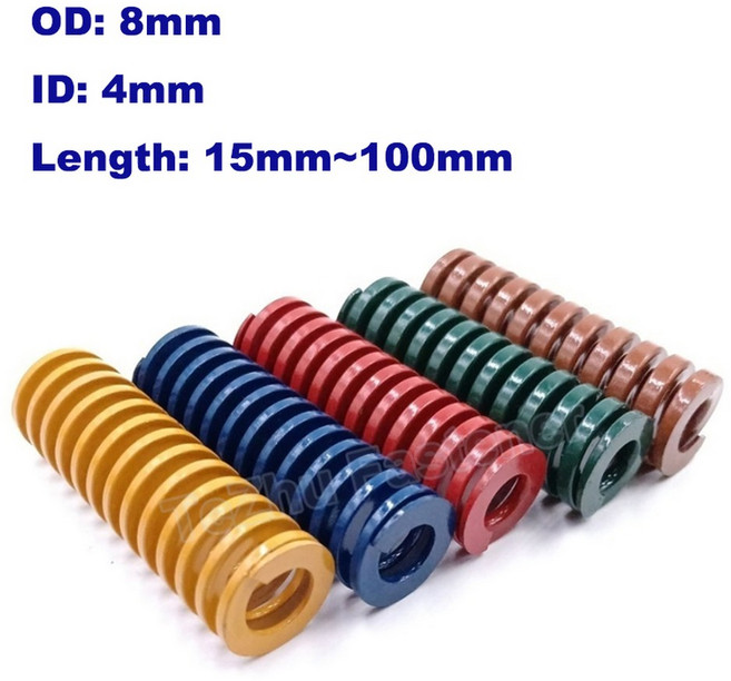4MM 스프링 ID 스탬핑 부품 길이 다이 금형 15MM 1PCS 100MM 프린터 8MM OD 나선형 3D 압축, d, 8x4x20mm, 1개